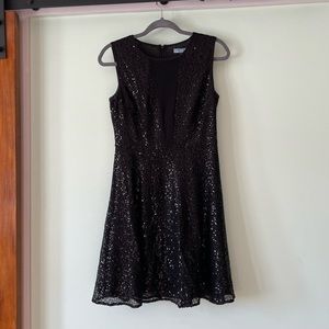 Cynthia Rowley Black Sequin dress